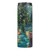 Cockapoo Weihnachtsfest Reise Thermosbecher (Rückseite)