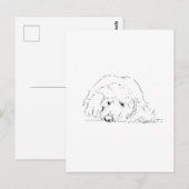Cockapoo-Welpe, Geschenkideen für Hundebesitzer Postkarte (Vorne/Hinten)