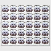 Cockapoo Welpe Geschenkpapier (Flach)