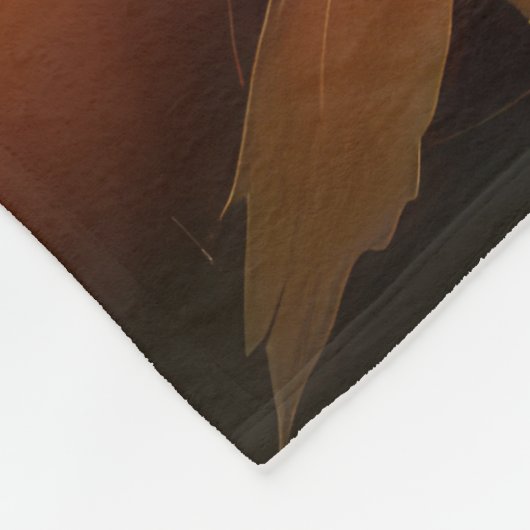 Cockapoo Welpe Herbst Kürbis Fleecedecke (Ecke)