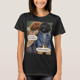 Cockapoo Whisper Shirt | Funny Dog gossiping Gift