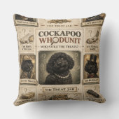 Cockapoo Whodunit cushion | Funny Dog Gift Kissen (Rückseite)