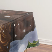 Cockapoo Winter Wunderland Weihnachtsfreuden Tischdecke (Beispiel)