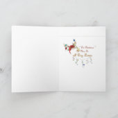 Cockapoo wünschen wir Ihnen frohe Weihnachten (Innenseite)