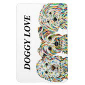 Cockapoo, Yorkshire Terrier und Maltipoo Magnet (Vertikal)