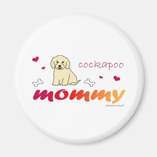 CockapooCrmMommy Magnet (Vorne)
