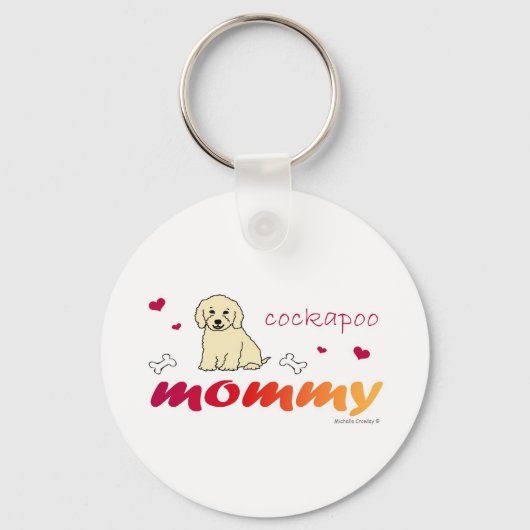CockapooCrmMommy Schlüsselanhänger (Vorderseite)
