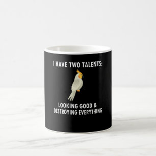 Cockatiel-Besitzer gibt Bird Cockatiel Parrot Love Kaffeetasse