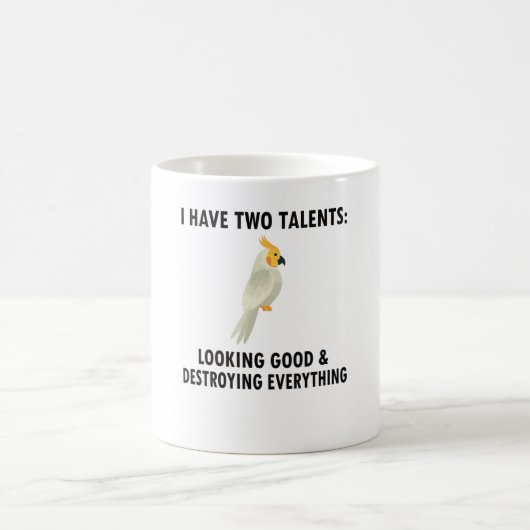 Cockatiel-Besitzer gibt Bird Cockatiel Parrot Love Kaffeetasse (Mittel)