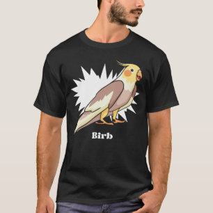 Cockatiel Birb Meme Yellow Niedlich Bird for Parro T-Shirt