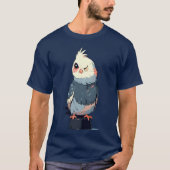Cockatiel Bird Animals Lover Funny Design Familie T-Shirt (Vorderseite)