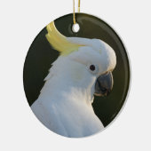Cockatiel Bird Keramik Ornament (Links)