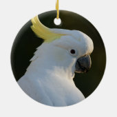 Cockatiel Bird Keramik Ornament (Hinten)