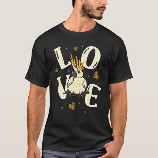 Cockatiel  Bird Parrot Bird Watching Ornithologist T-Shirt (Vorderseite)