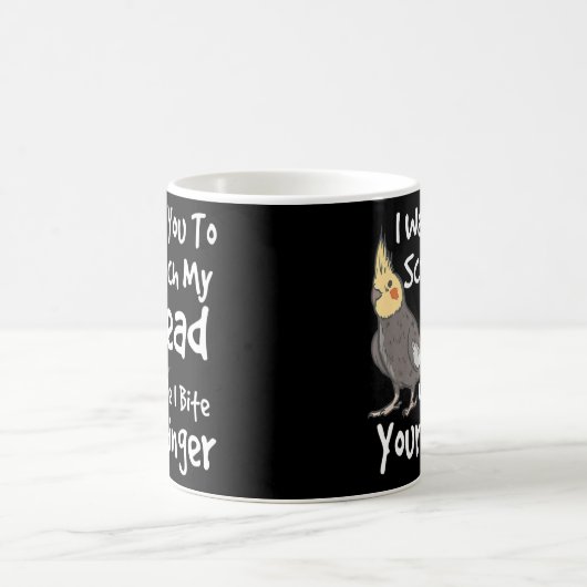 Cockatiel Bird Parrot Cockatiel Kaffeetasse (Mittel)