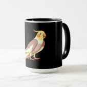 Cockatiel Bird Parrot Tasse (VorderseiteRechts)