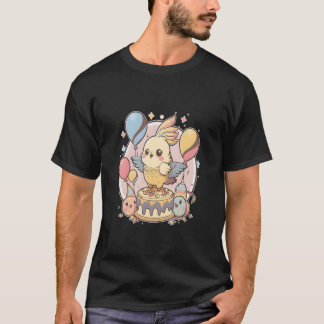Cockatiel Birthday Parrot Birdheme Party Freunde T-Shirt