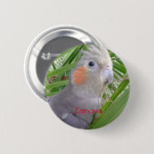 Cockatiel Button (Vorne & Hinten)