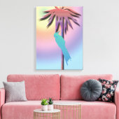 Cockatiel Climbing Palme Tree Canvas Print Leinwanddruck (Insitu (Wohnzimmer))