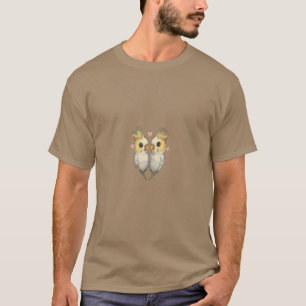 Cockatiel Cockatiels Heart Parrot Birds Familie T-Shirt