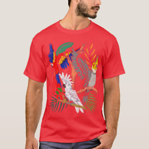 Cockatiel-Cockatoo-Vogel-Geschenk Papageien lustig T-Shirt