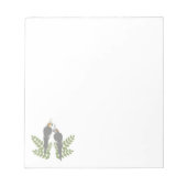 Cockatiel Couple Notizblock (Vorderseite)