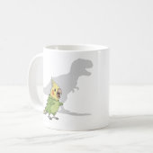 Cockatiel Dinosaur Personalized Gift Kaffeetasse (Vorderseite Links)