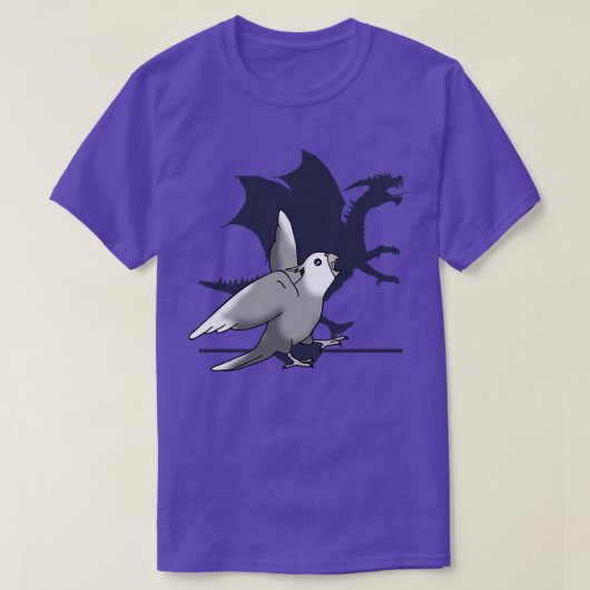 Cockatiel Dragon Shadow T-Shirt (Design vorne)