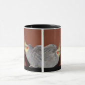 Cockatiel Duo Tasse (Zentrum)