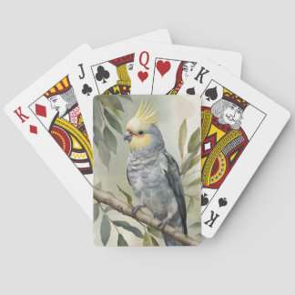 Cockatiel Eukalyptus Tree Spielkarten