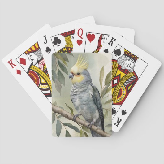 Cockatiel Eukalyptus Tree Spielkarten (Rückseite)