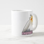 Cockatiel Funny Chonky Pet Bird Round Bird Runder  Jumbo-Tasse (Vorderseite Rechts)