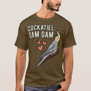 Cockatiel Gam Gam Parrot Owner Oma Cockatoo Pe T-Shirt