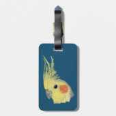 Cockatiel Gepäckanhänger (Rückseite vertikal)