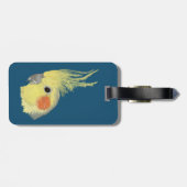 Cockatiel Gepäckanhänger (Rückseite horizontal)