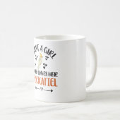 Cockatiel Girl Gift Vogel Cockatiel Parrot Lover Kaffeetasse (VorderseiteRechts)