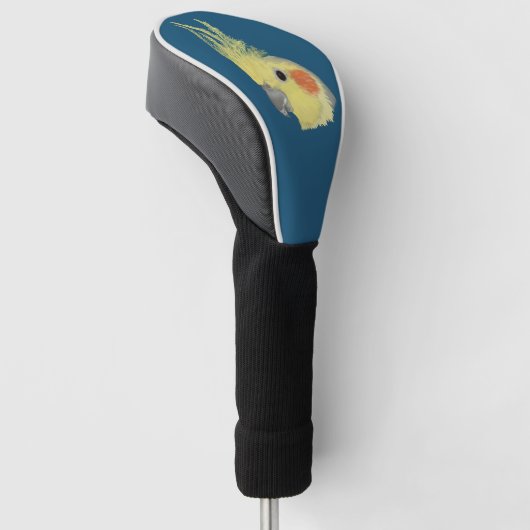 Cockatiel Golf Headcover (angewinkelt)