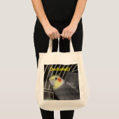 Cockatiel Grocery Tote Bag Tragetasche (Vorderseite (Produkt))