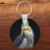 Cockatiel Keyring Schlüsselanhänger (Vorderseite)