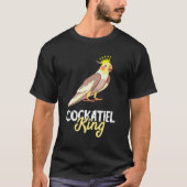 Cockatiel King Crown Cockatoo Bird Eigentümer Parr T-Shirt (Vorderseite)