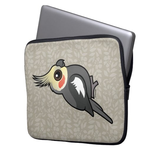 Cockatiel Laptopschutzhülle (Vorderseite Links)