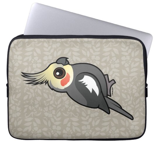 Cockatiel Laptopschutzhülle (Vorderseite)