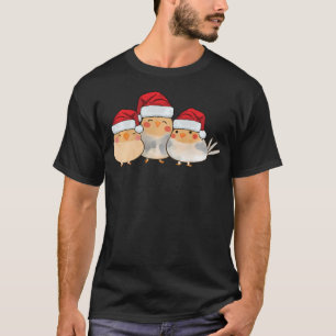 Cockatiel Lutino Gelbe Niedliche Vögel tragen Chri T-Shirt