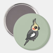 Cockatiel Magnet (Vorderseite/Rückseite)