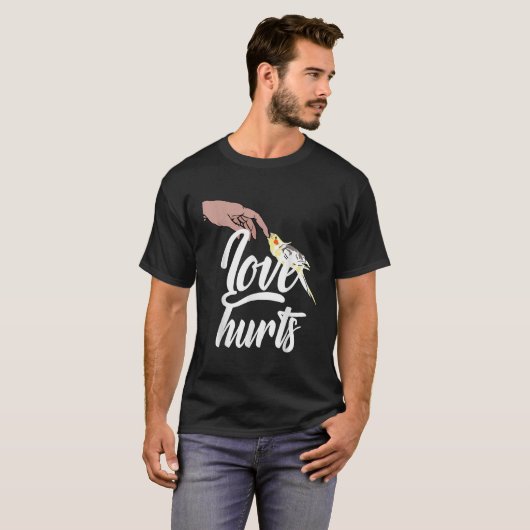 Cockatiel Mama oder Vater Geschenk Funny Bird Besi T-Shirt (Vorne ganz)