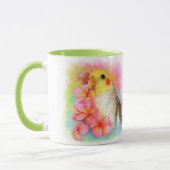 Cockatiel mit Frangipani Tasse (Links)