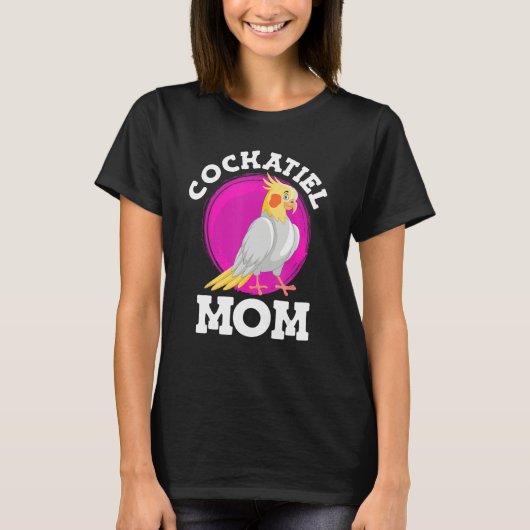 Cockatiel Mom Bird Parakeets Mommy Bird Women T-Shirt (Vorderseite)