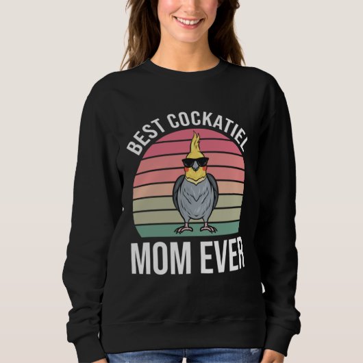 Cockatiel Mom  Cockatiel Sweatshirt (Vorderseite)
