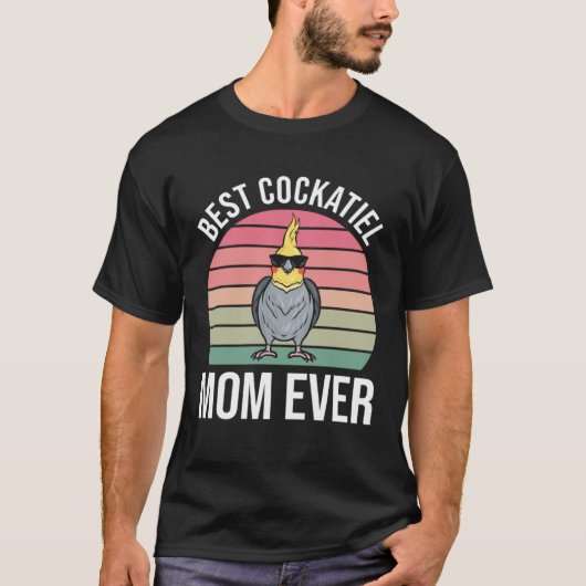 Cockatiel Mom Cockatiel T-Shirt (Vorderseite)