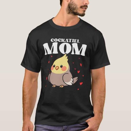 Cockatiel Mom Mother Bird Ornithology Mother s Day T-Shirt (Vorderseite)
